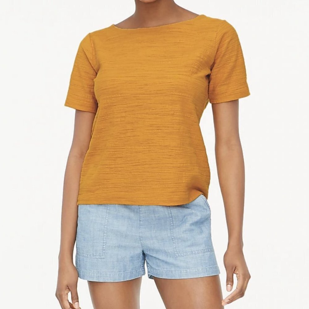 NWT J.Crew Open-Neck Tee